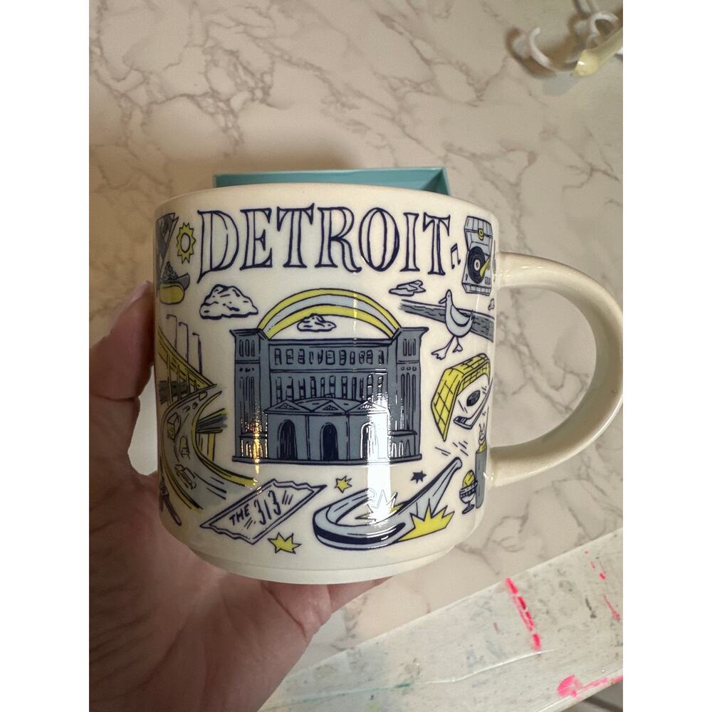 Starbucks mug Detroit been there series new￼